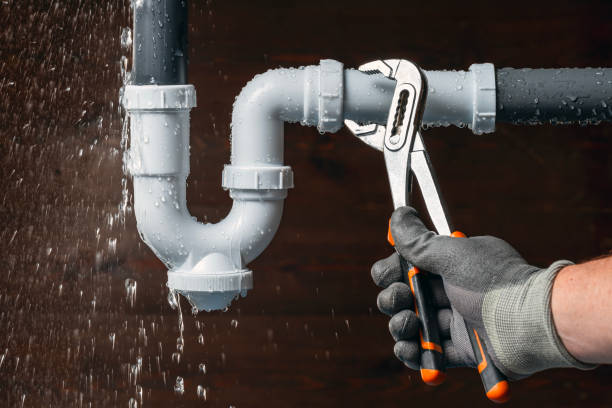 Professional Drain Cleaning technician working in Nedrow, NY